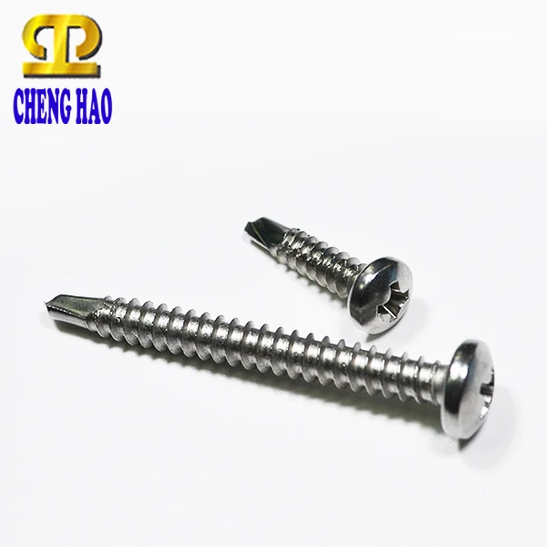 Taiwan Fastener Square Pan Head Stainless Steel Self Drilling Screw