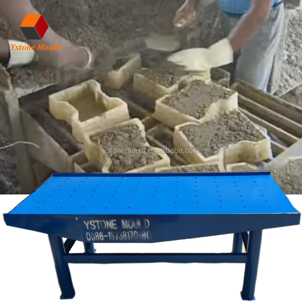 concrete paver block making concrete vibrating table