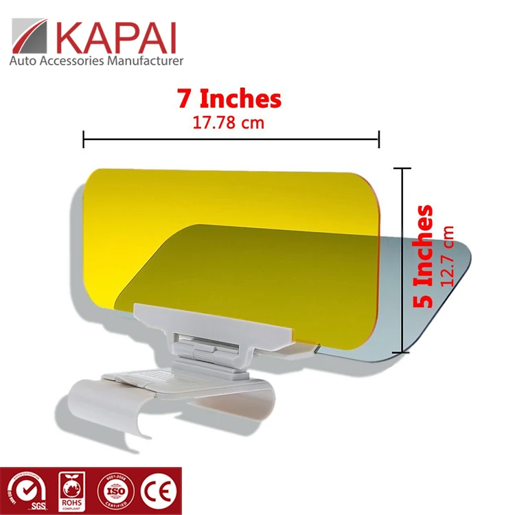 Day and Night Anti-glare best sun visor for car 2 in 1 HD Vision