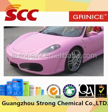 Good flow and high gloss basecoat for cars