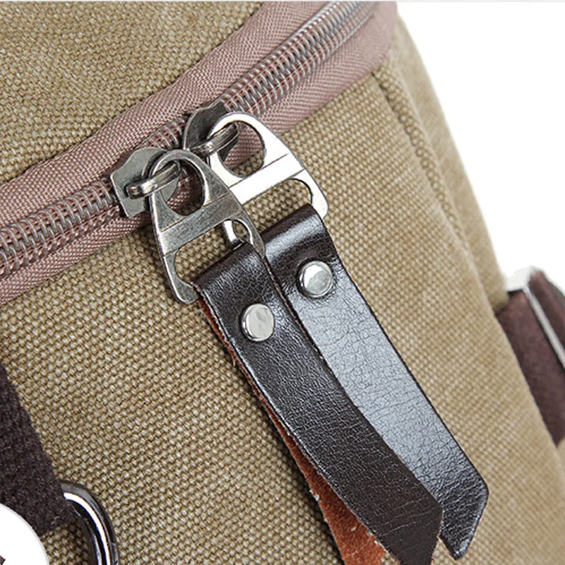 Best Multipurpose Laptop Backpack for Men Women Unisex Canvas Leather Travel Bag Laptop Notebook Diary College Office Corporage