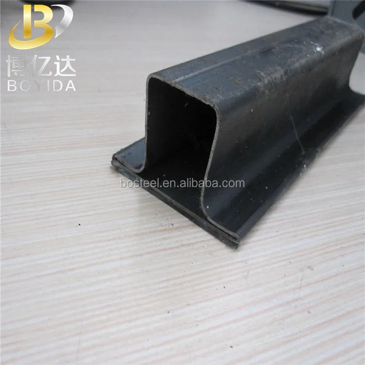 alibaba express china A36 carbon steel Special shape U T L oval pipe