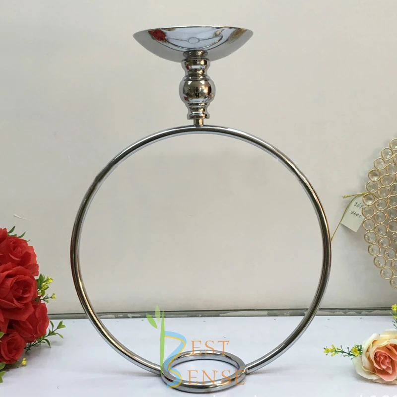 
wedding table ring centerpiece flower stand 