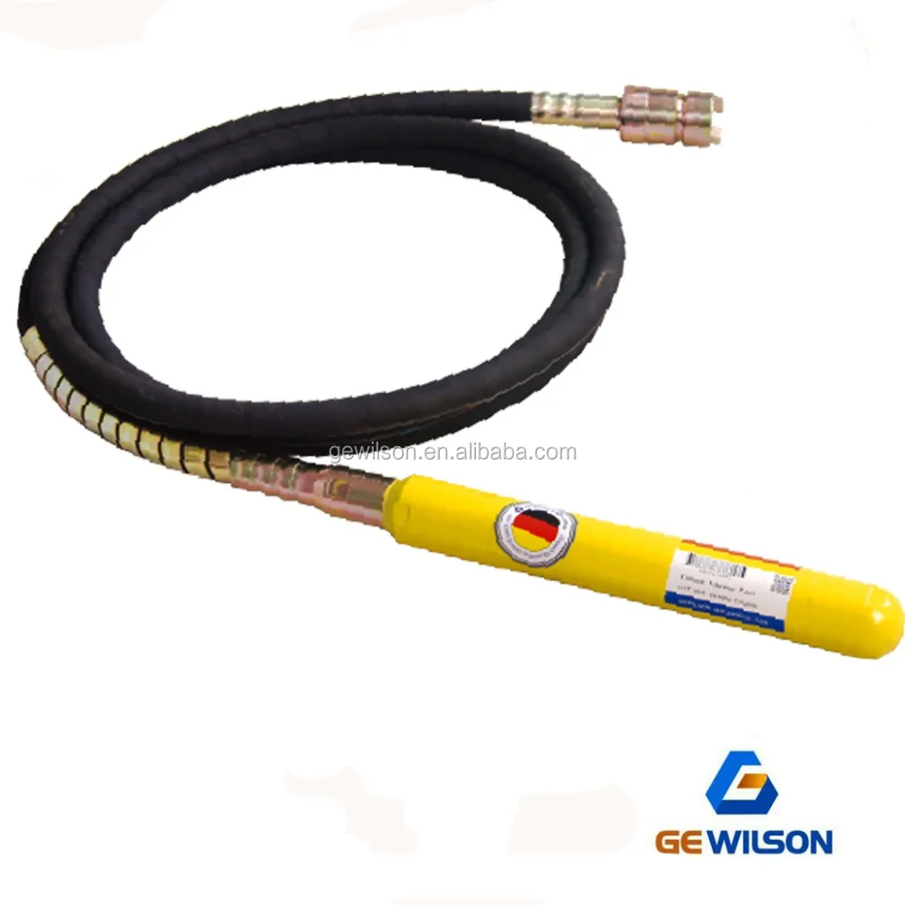 China manufacturer GEWILSON Durable Concrete Vibrator Poker 28/32/38/48/58/60/70mm with Dynapac couping