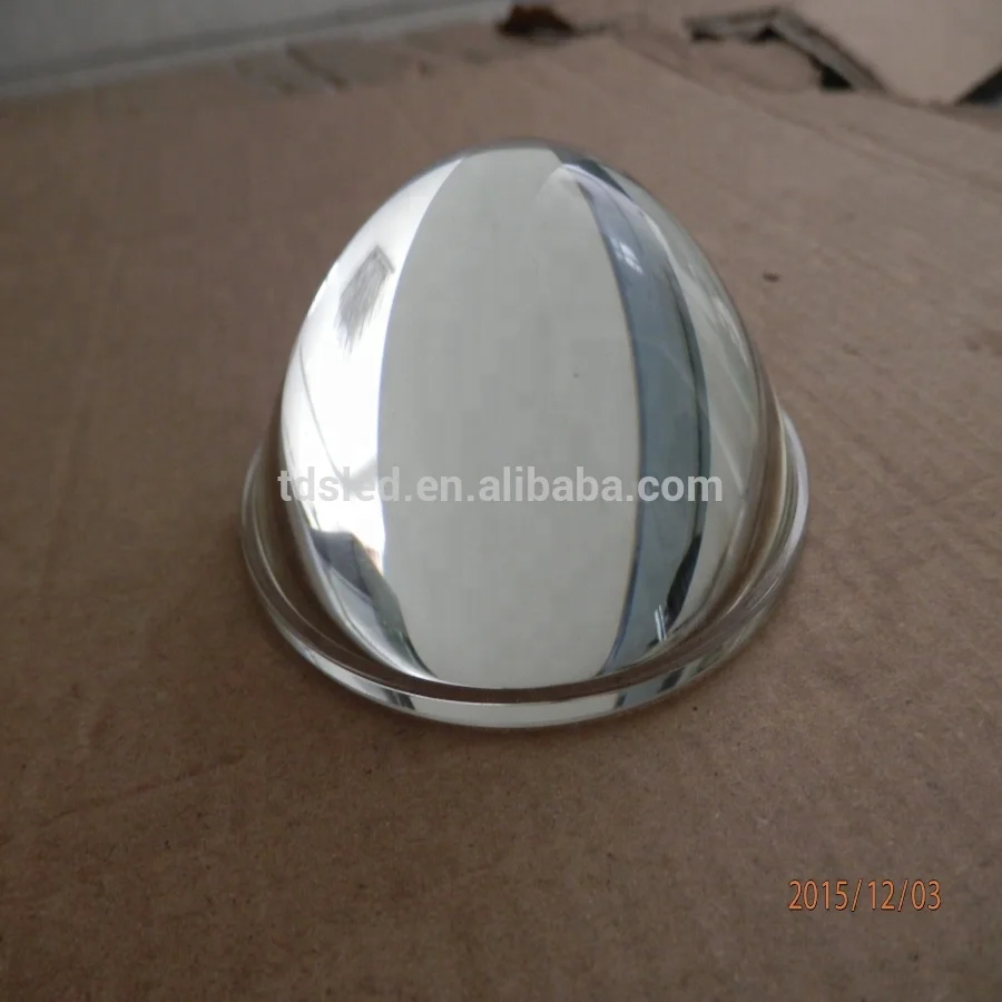 50mm aspheric led glass lens for spotlight