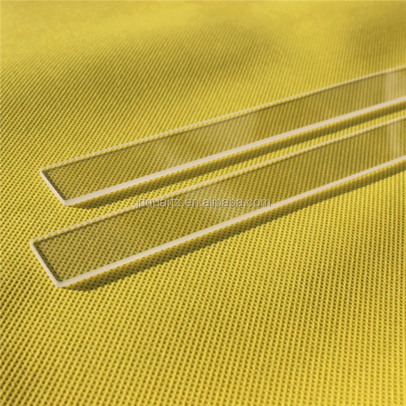 Clear round quartz glass sheet