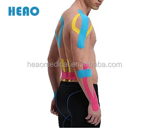 5cm*5m Pre Cut Strips Cotton Therapeutic Sports Kinesiology Tape