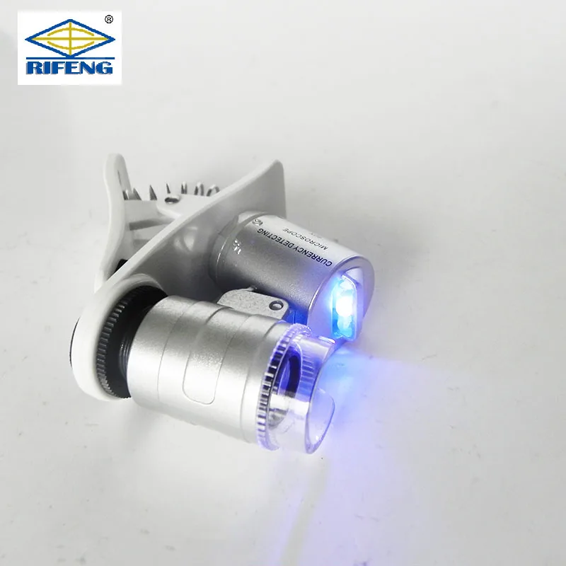 2017 Hot Sale 60X Universal Clip-type LED Cellphone Microscope