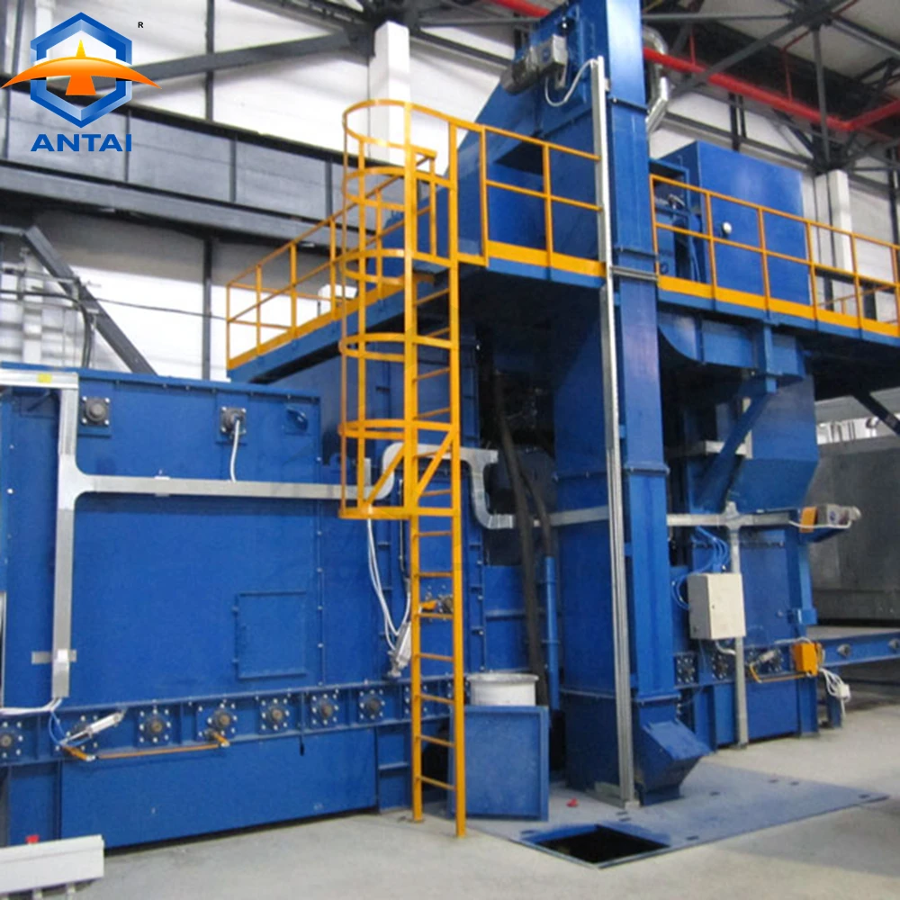 
Automatic plate shot blasting machine / blasting steel plate / plate painting machine 