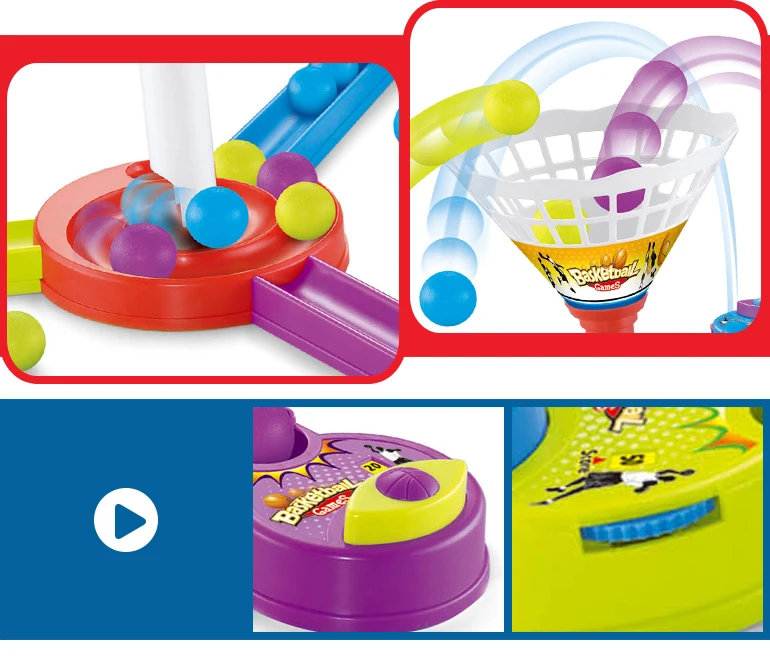 Funny table game multiplayer plastic interesting mini pinball game for children