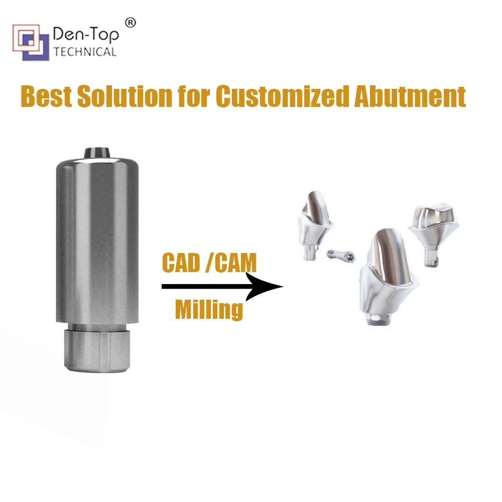 4 оси координироваться с ЧПУ стоматологическое лабораторное фрезерный станок с ЧПУ, чтобы настроить индивидуальный имплантат