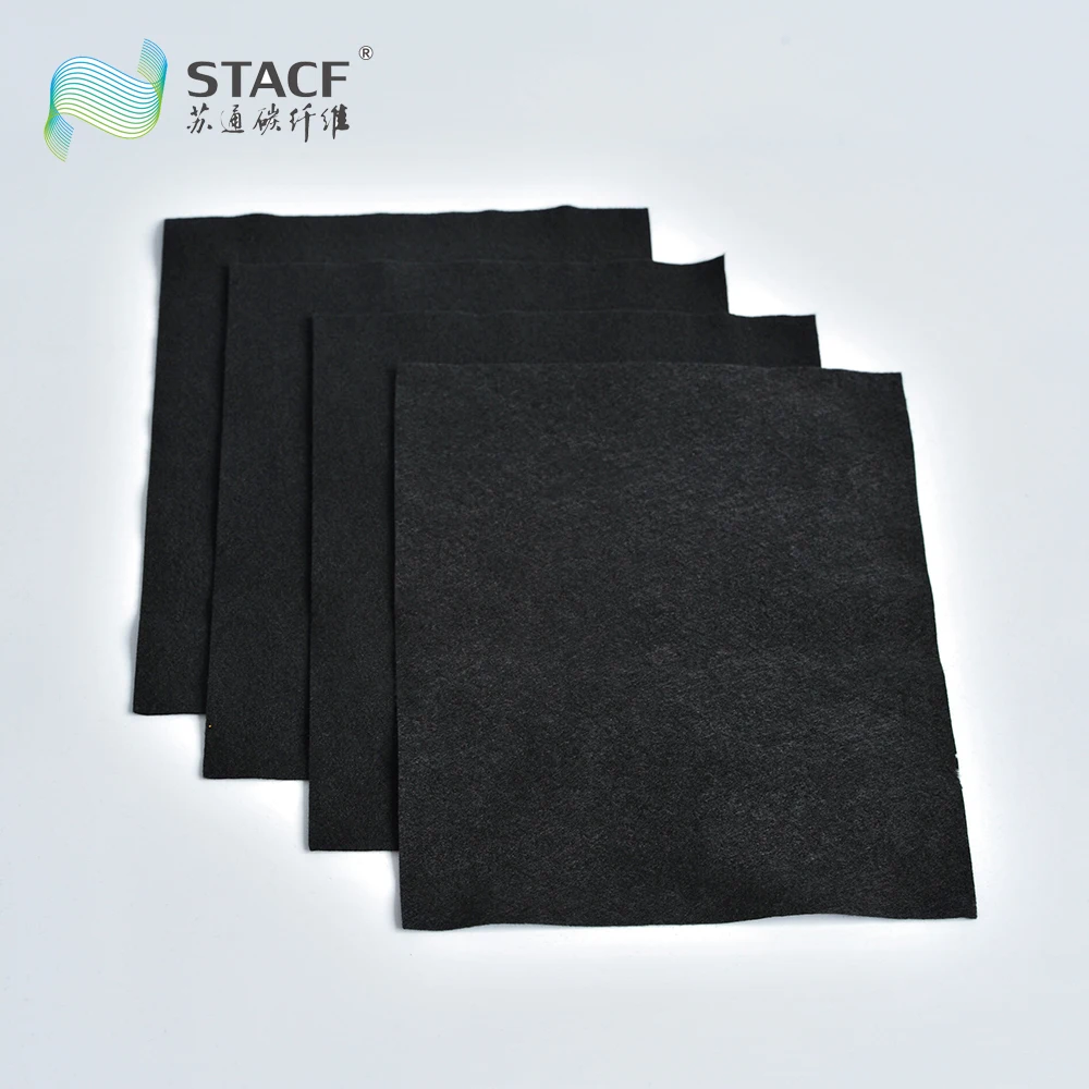 100% Viscose ACF High Efficiency Activated Carbon Fiber Cloth Fabric Felt