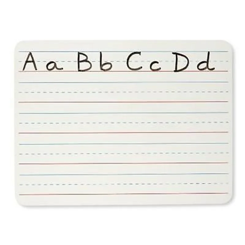 Немагнитный 9x12 дюймов сухой стираемый белый учебный ноутбук для студентов или детей