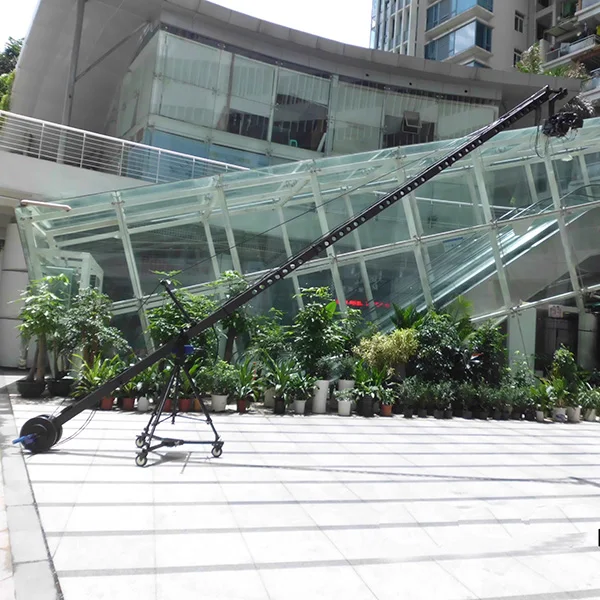 3m - 8m light video shooting equipment, portable camera crane jib for TV Studio