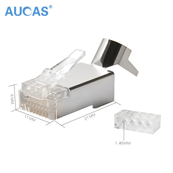 rj45 8p8c plug connector rj45 cat 7 rj45 connector rj45