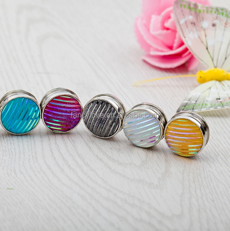 
Fancylove Jewelry new design colorful round strong magnetic Muslim brooch hijab pins 