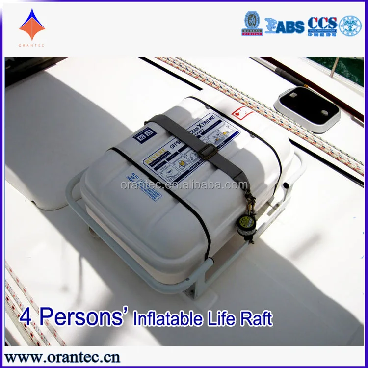 Водонепроницаемый тканевый квадратный надувной спасательный плот для малышей на 4-12 человек, стандарт ISO 9650-1