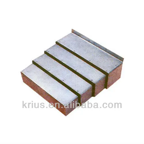 Customize Incremental Telescopic  Steel Plate Machine Guide Way Bellows Guard Shield