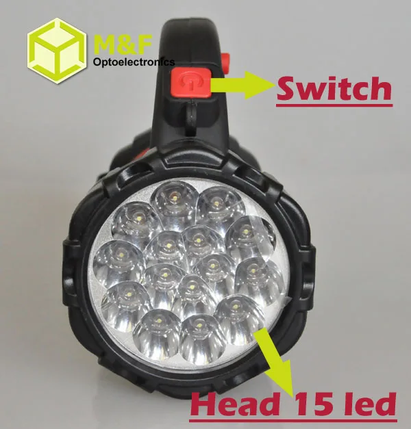 Professional Battery Operated Projector Rotating Mini Portable Handheld Led Searchlight