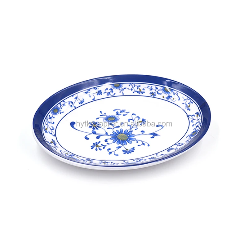 Traditional Chinese elements melamine dinnerware/Unbroken porcelain tableware/Unique oriental beauty plate
