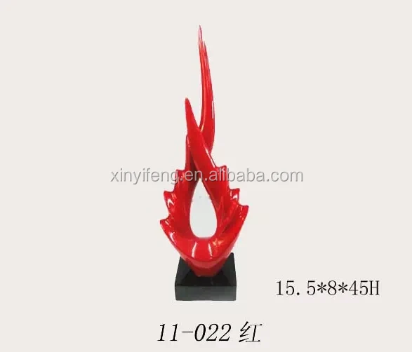 FRP Office Resin Decoration Concise Modern Sculpture Abstract Artware