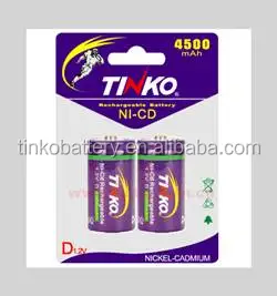 NI-CD Rechargeable Battery(nicd size D)