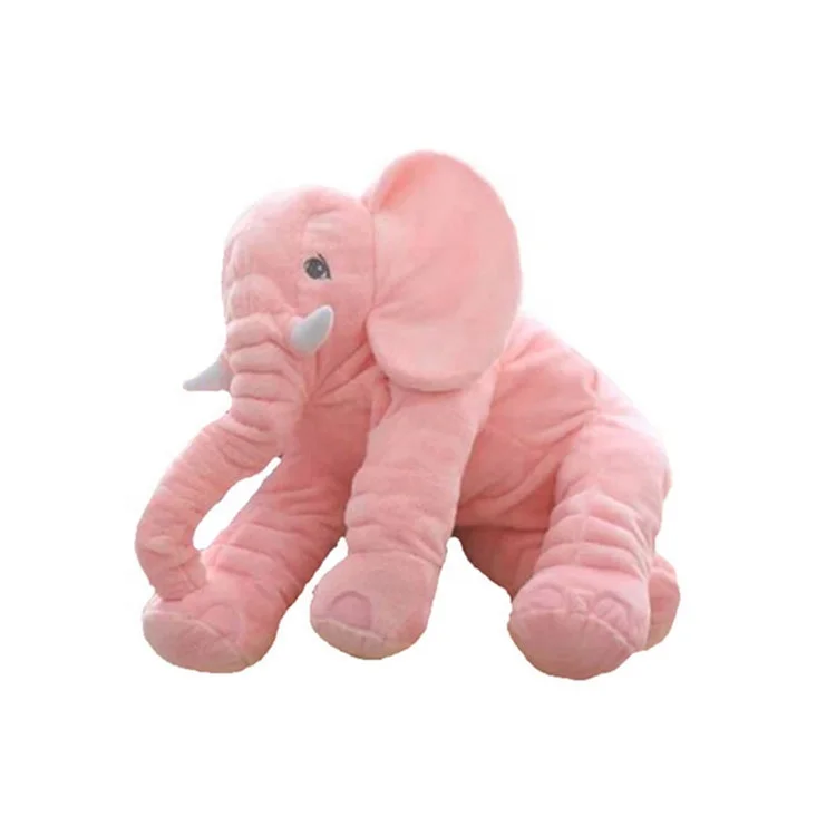 
Elephant Plush Pillow Baby Sleeping Back Cushion Elephant Stuffed Toy 60cm 