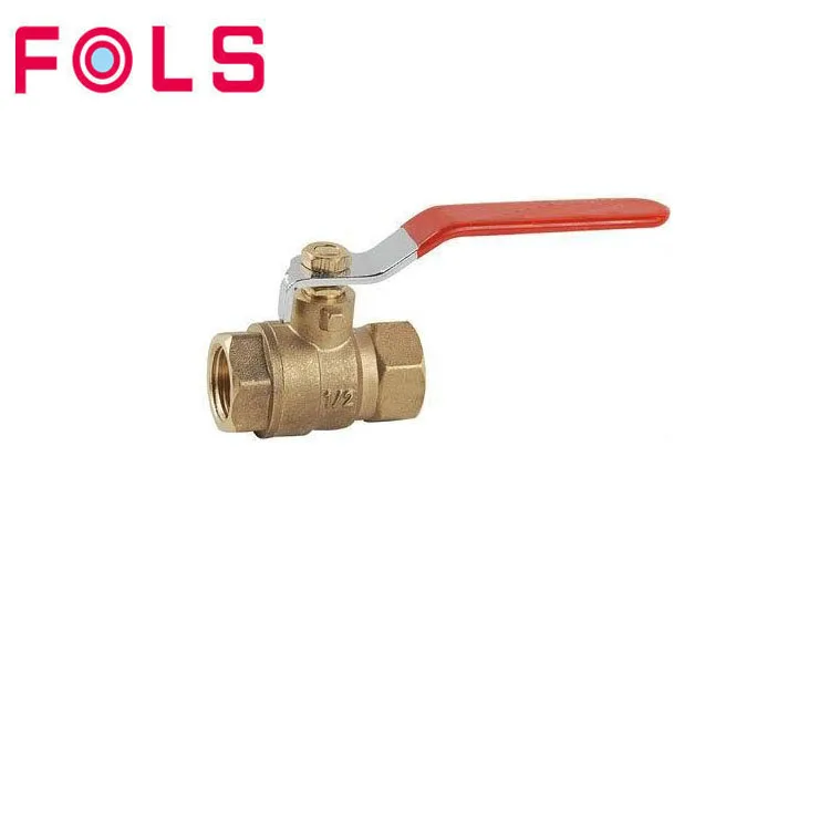 Высококачественный латунный шаровой кран с ручной резьбой длиной 2 дюйма