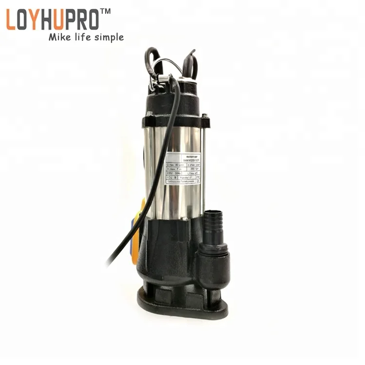 Quality certified Cast iron pollution water electric sewage lift pump