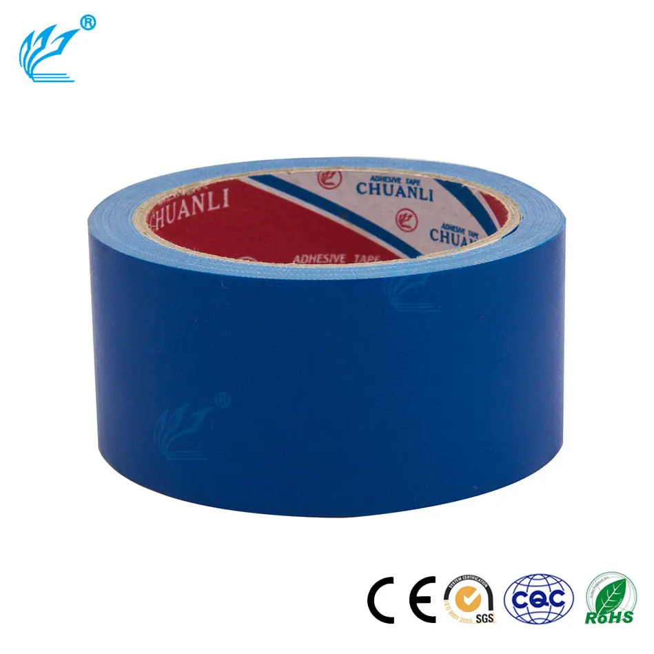 ChuanLi Custom waterproof adhesive carpet black duct tape self adhesive  cloth duct tape 50m wholesale
