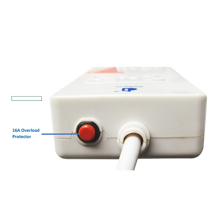 Plug Socket Multi Outlet Power Strip Outlet Extension Socket With Six Switch