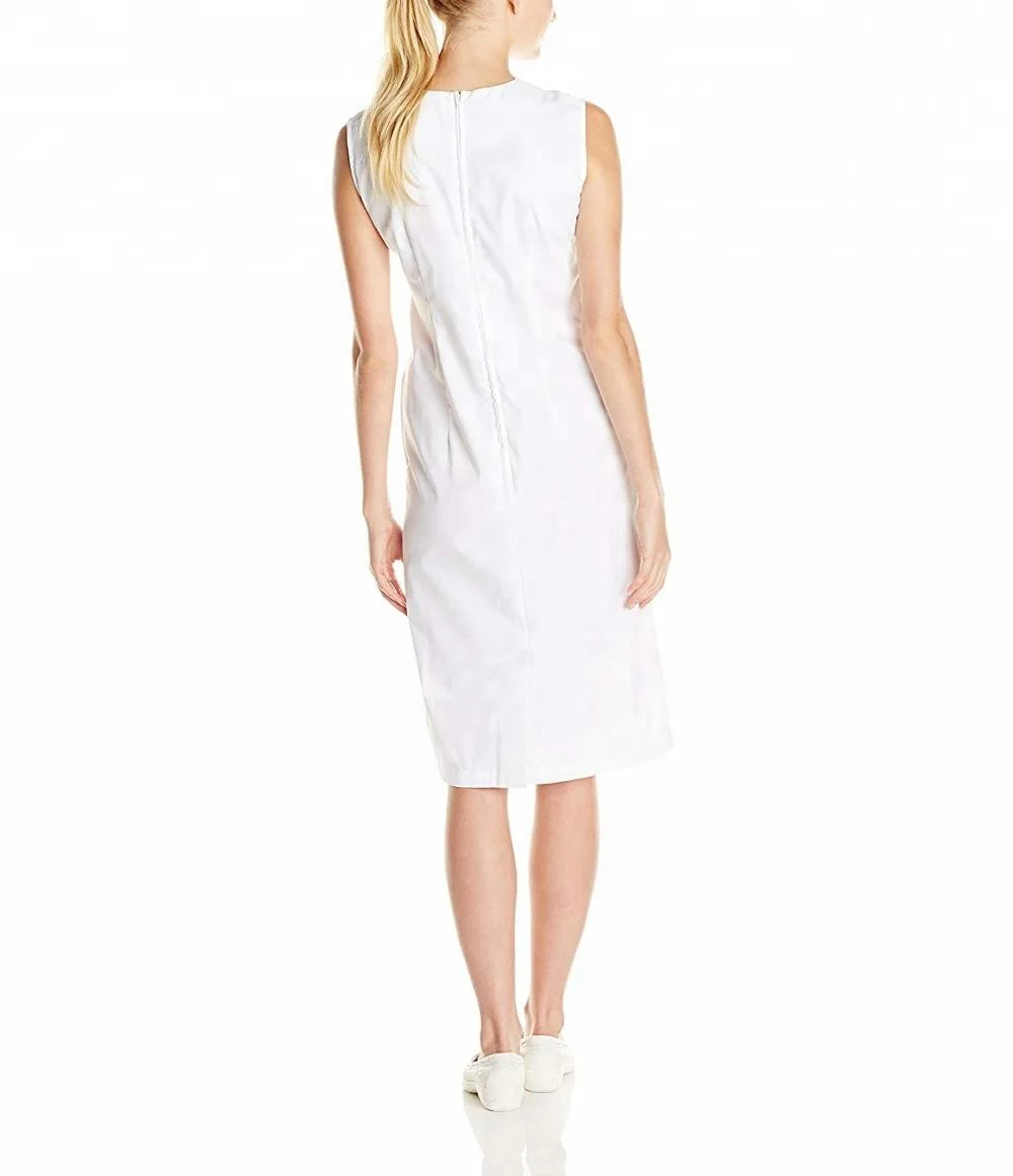 New Style Design Hospital White Nurse Uniform Dress
