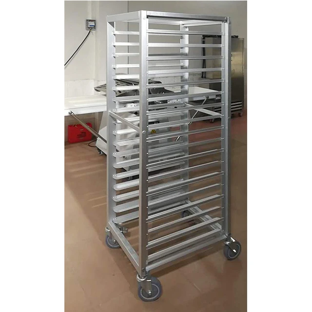 Knocked down hotel restaurant kitchen stainless steel bakery trolley