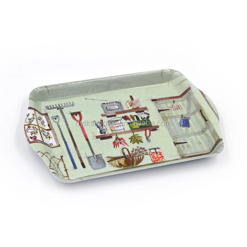 Cheap plastic melamine fast food restaurant tray