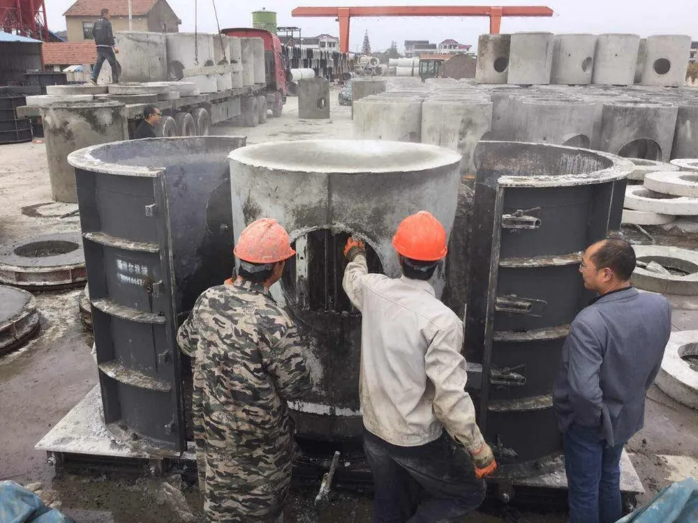 precast fabricated concrete inspection manhole mould equipment