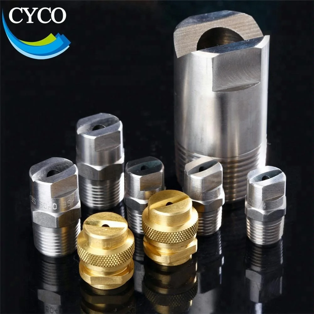 
Industria vee jet flat fan foam water spray nozzle 