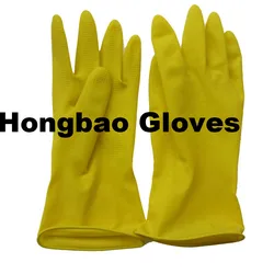 55g hand rubber  gloves for washing dishes  kitchen latex waterproof colorful cleaning gloves