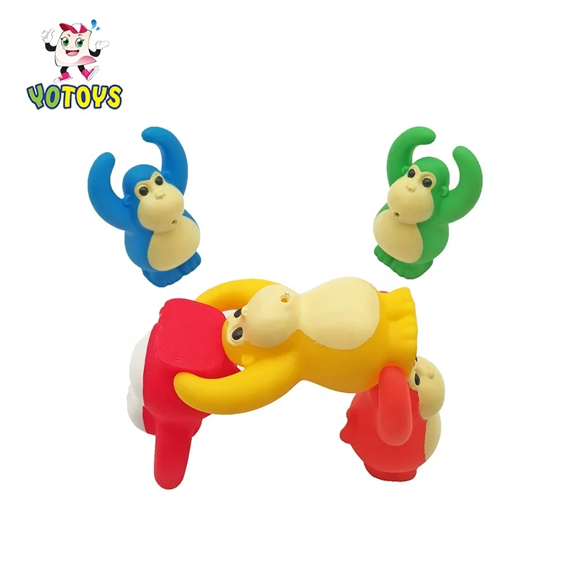 EN71 passed Eco-friendly PVC material  best selling monkey baby toys educational for kids children