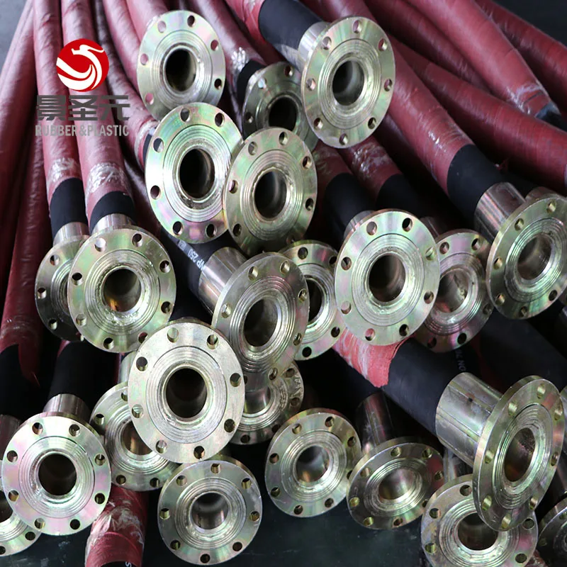  Гидравлический резиновый термостойкий шланг высокого давления 2SN/4SP /6SP для подачи топливного масла в сборе с фитингами фланцами