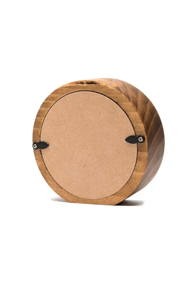 
Wooden Desk & Table Analog Clock Made of Genuine Pine,wooden clock 