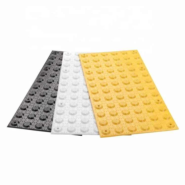 new composite material oem FRP eco-friendly tactile floor paving fiberglass plastic tiles