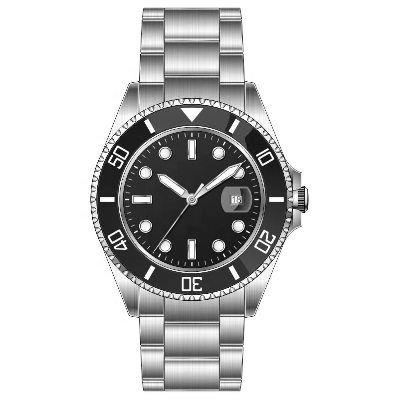 Stainless steel watches men luxury brand automatic own brand watches for man montre homme oem bracelet  Drive watch