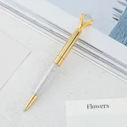 Promotional Customized Business Gift Pen Metal Ballpoint Pen Diamond Pen For Girl and Women