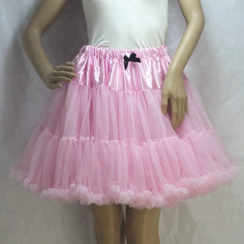 Princess Super Fluffy Adult Pettiskirt Wholesale Women Soft White Petticoat Tutu
