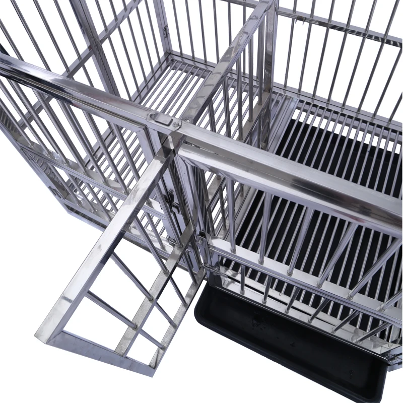 Custom size dog cage stainless steel large pet cage dog cage for sale