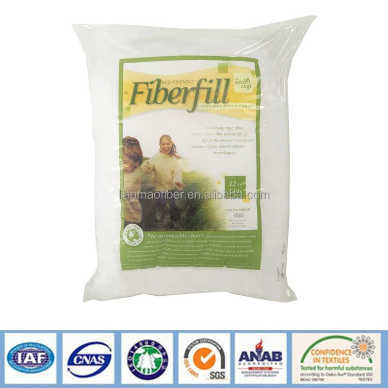 7D*64MM Super White Polyester Fiber For Filling Pillow Or Toys