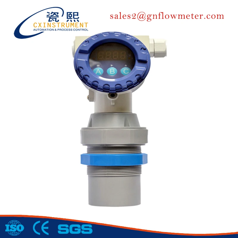 4 ~ 20mA выход Жидкокристаллический дисплей 4 ~ 20ma дизельного топлива ультразвуковой датчик уровня