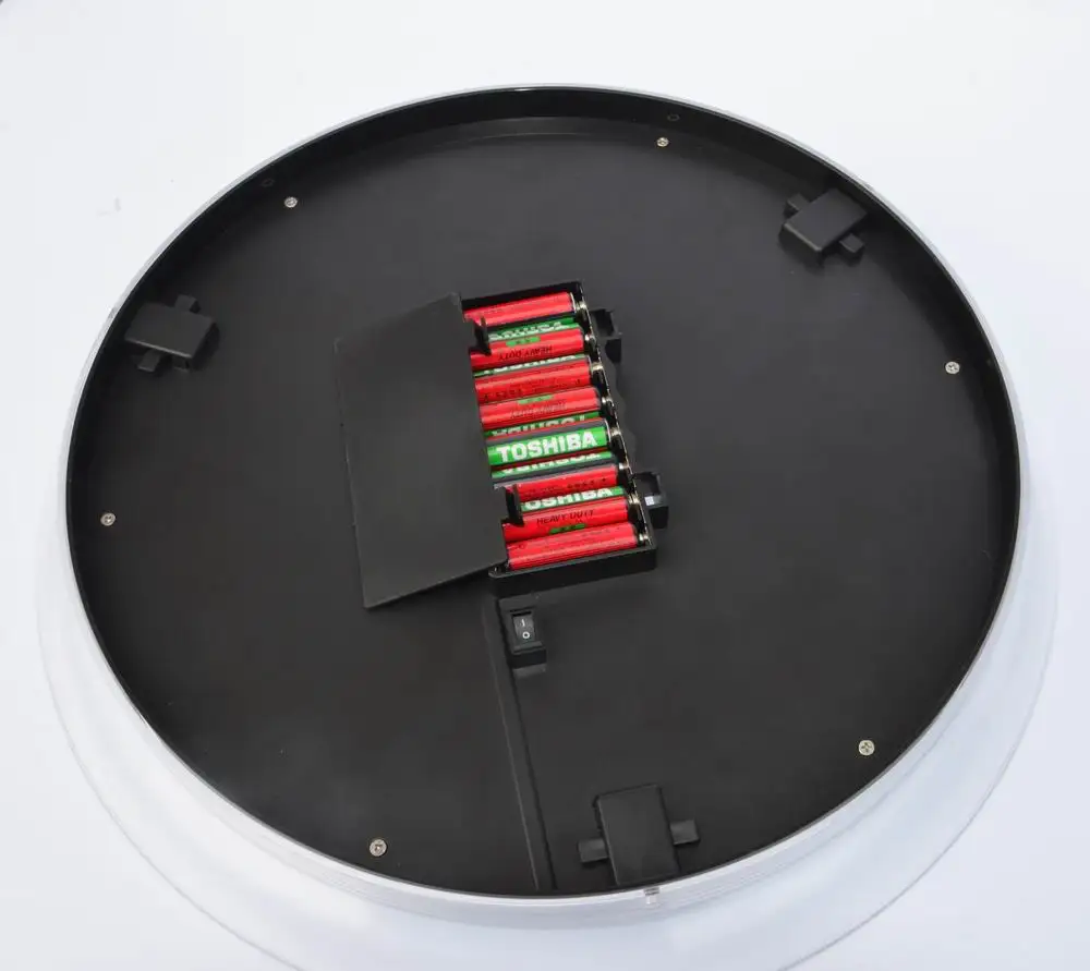round PMMA non-slip LED serving Tray