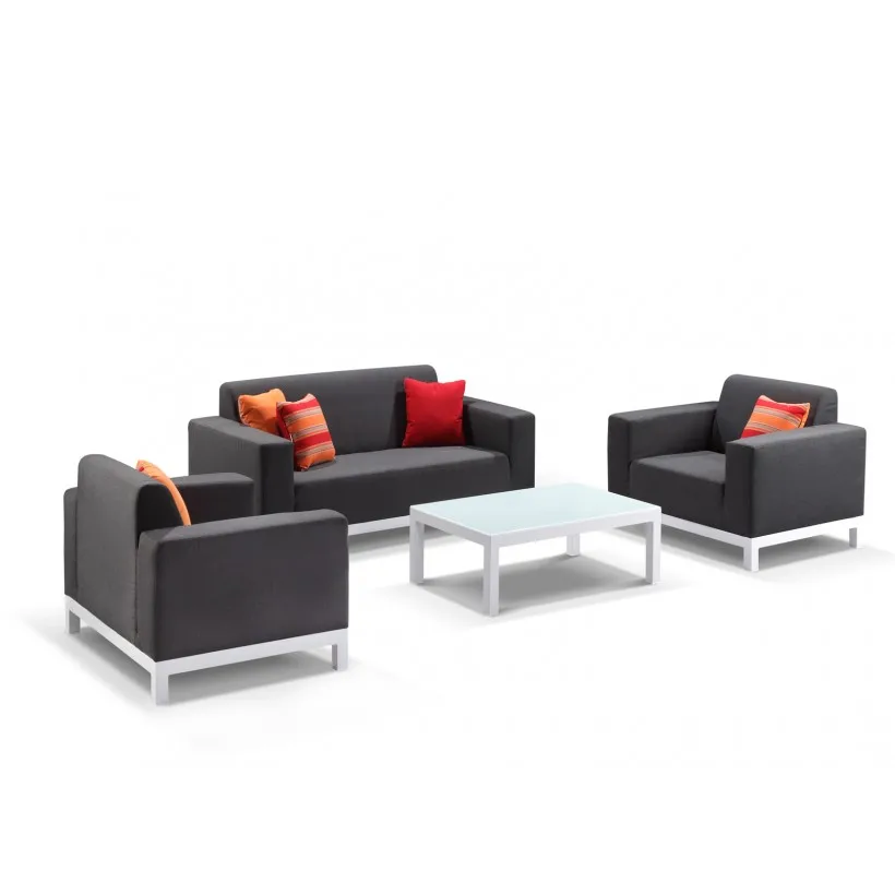 Outdoor rattan sofa garden furniture wicker sofa set with table patio rattan outdoor furniture