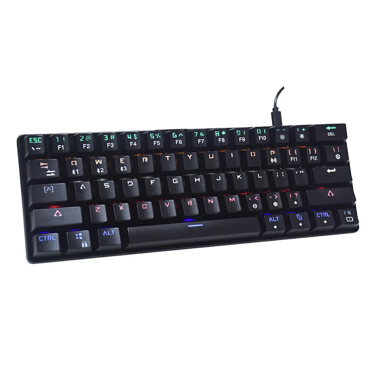87 Keys Professional Mechanical Keyboard Small Layout No Numeric Keypad